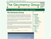 Tablet Screenshot of geomancygroup.org